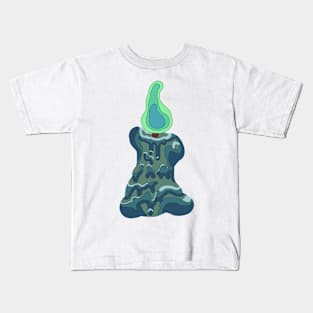 Blue candle Kids T-Shirt